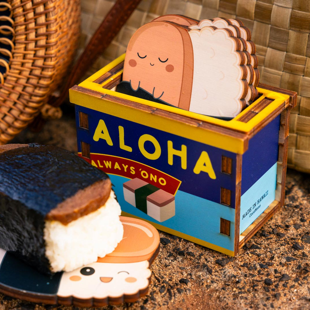 ALOHA CAN COASTER SET