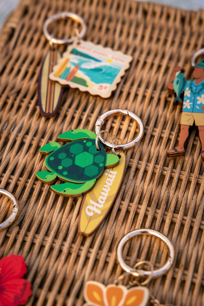 SURFBOARD HONU BAG CHARM