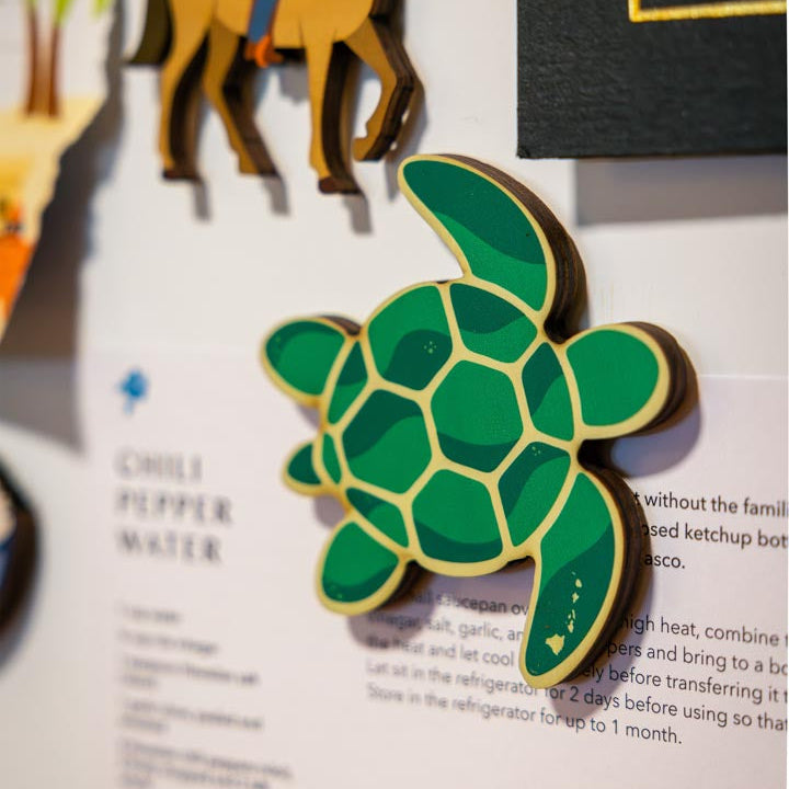 GREEN GEO HONU MAGNET