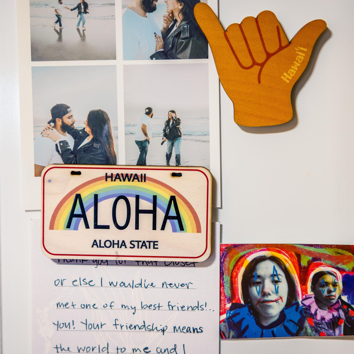 ALOHA LICENSE PLATE MAGNET