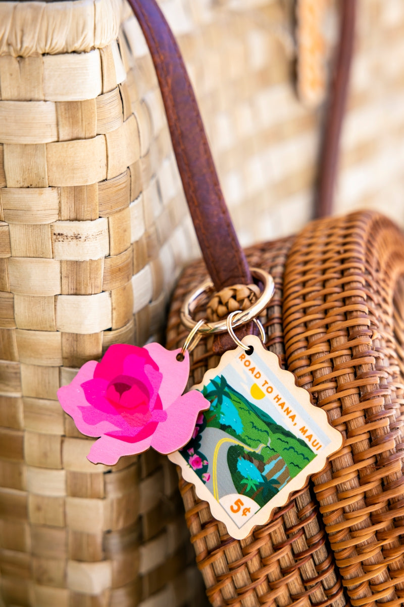 ROAD TO HANA POSTCARD BAG CHARM