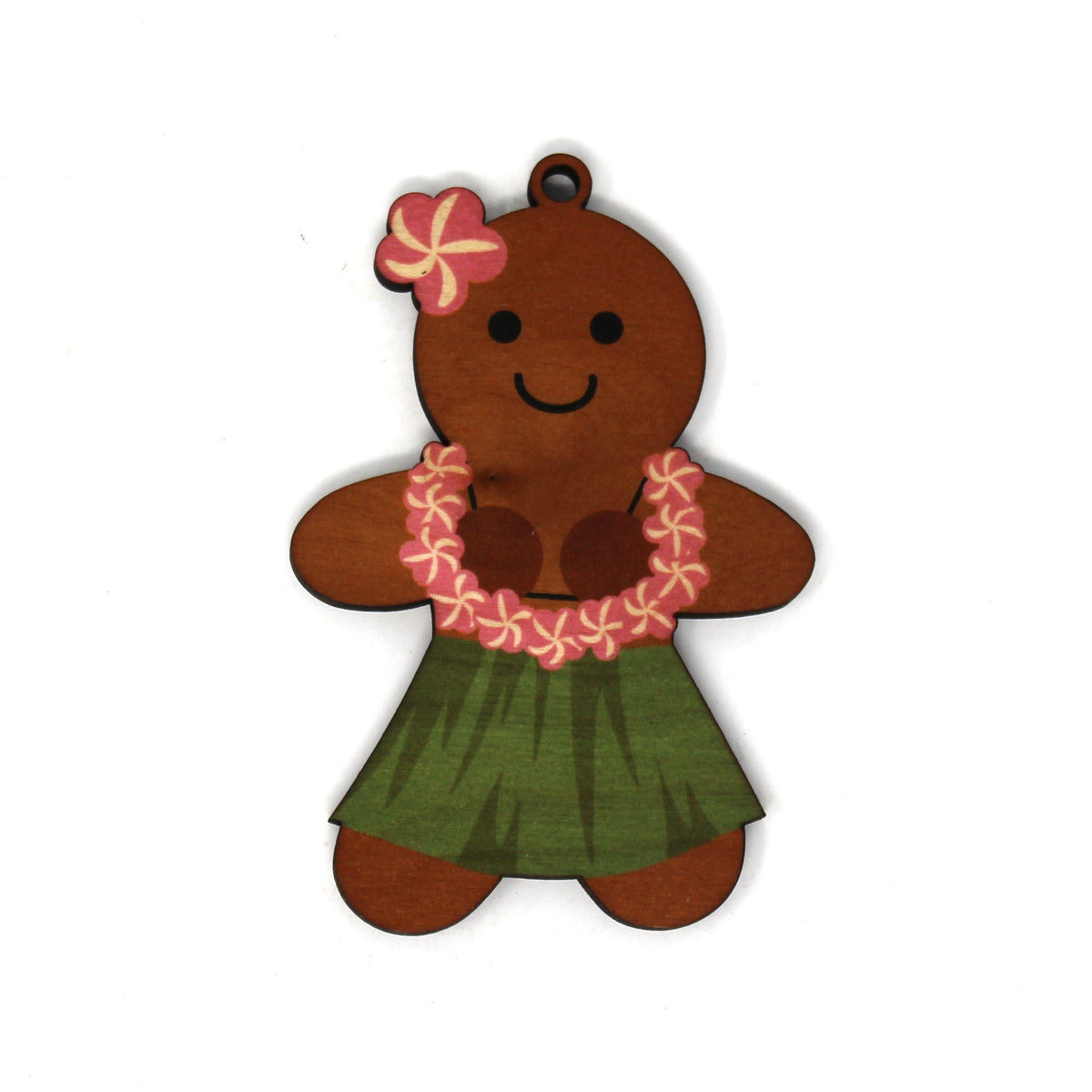 GINGERBREAD HULA GIRL ORNAMENT