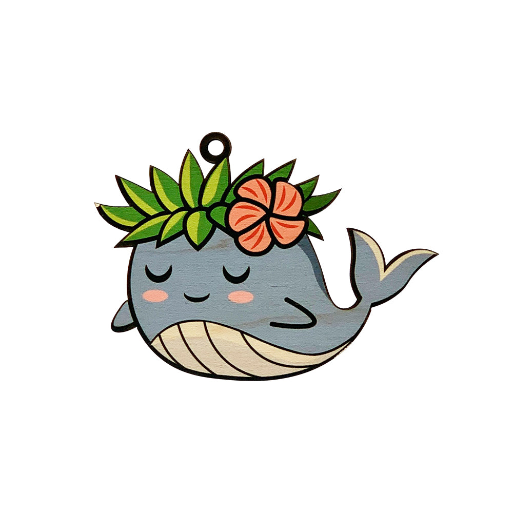 XMAS WHALE ORNAMENT