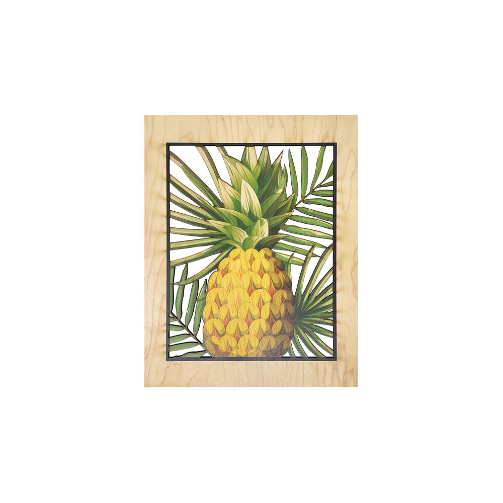 PINEAPPLE PALMS CUTOUT WALL ART