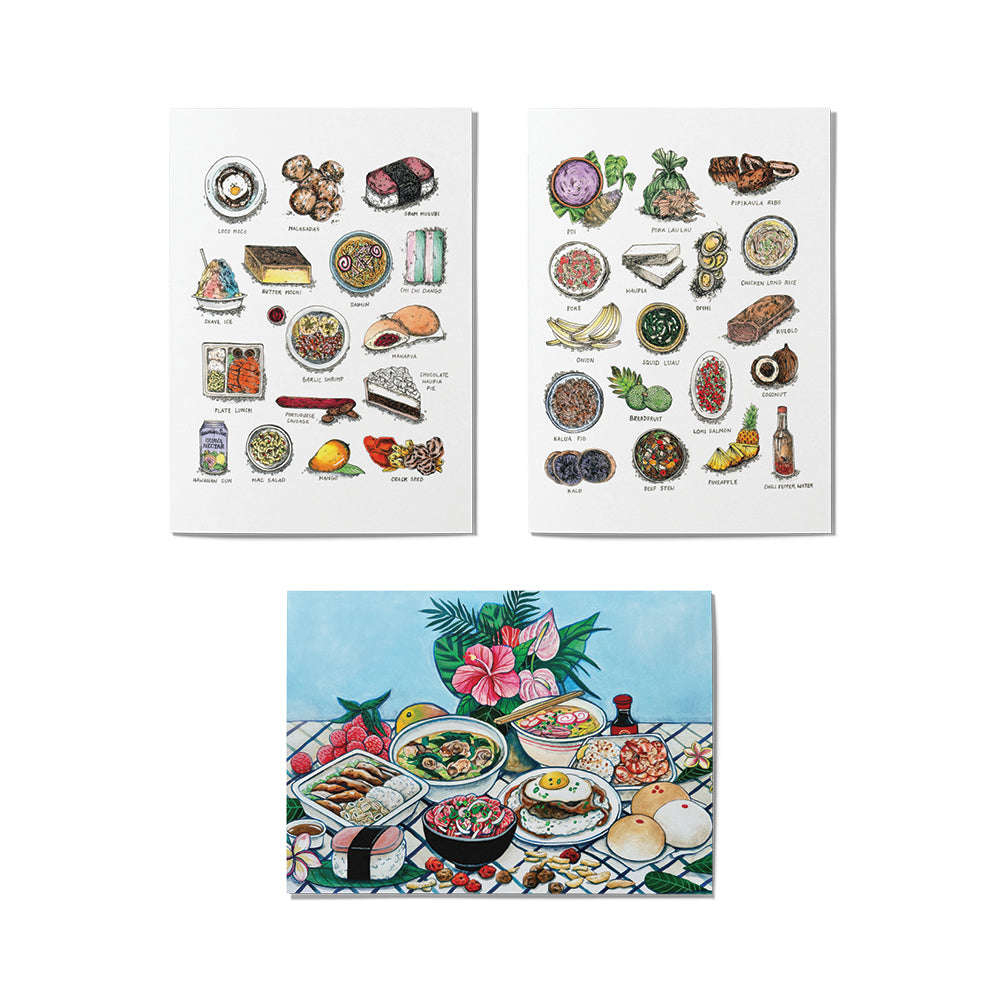 LOCAL KAU KAU CARD SET - 6 COUNT