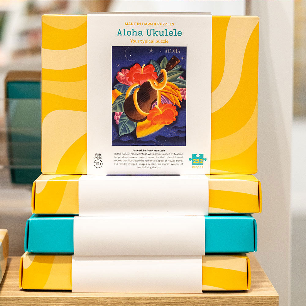ALOHA UKULELE JIGSAW PUZZLE