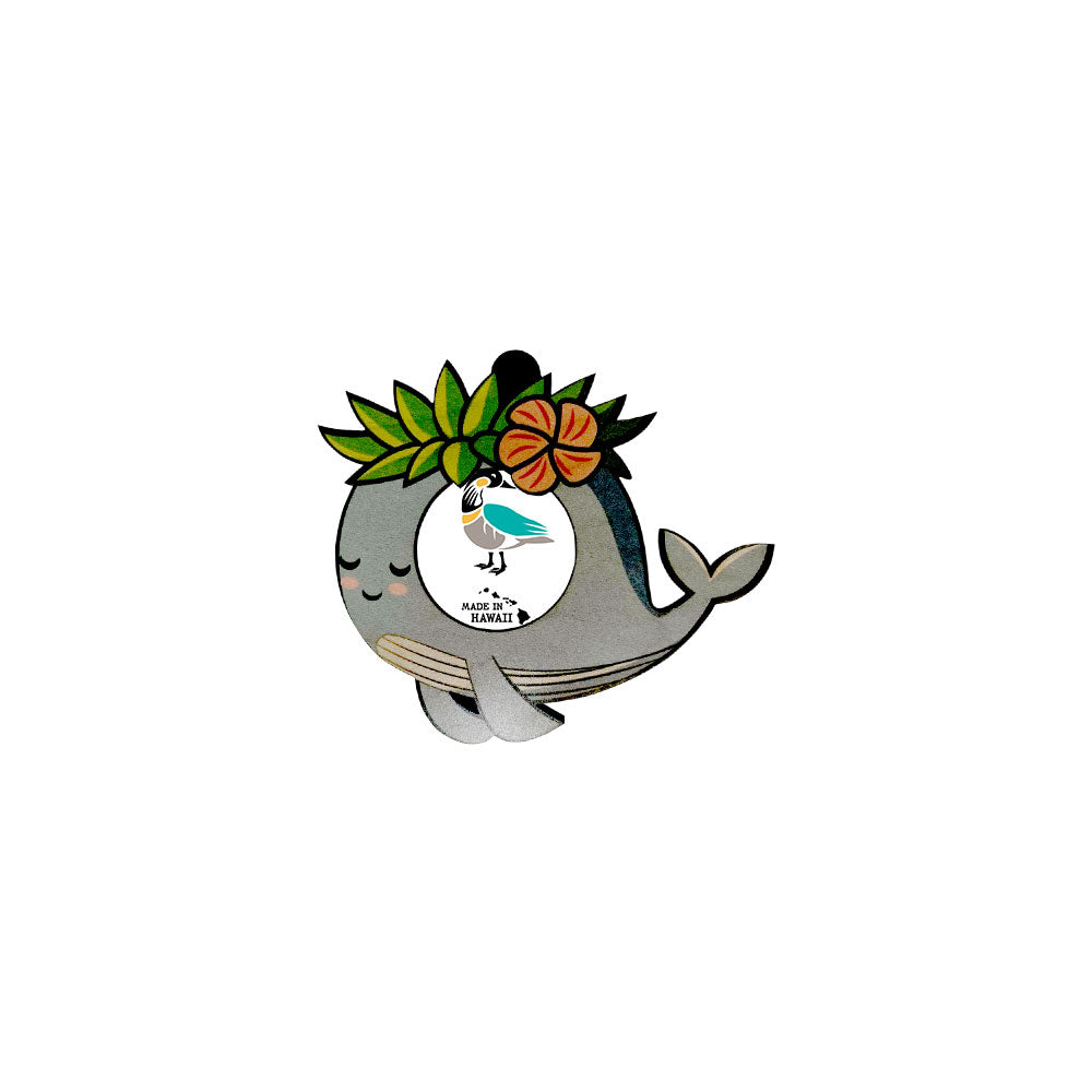 HAKU WHALE FRAME ORNAMENT