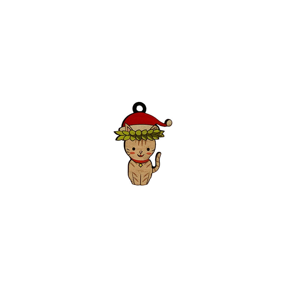 HULA FAMILY CAT - MINI ORNAMENT