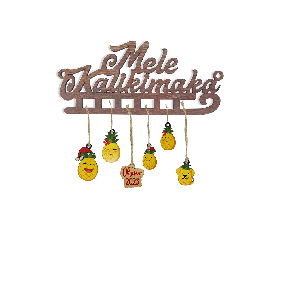 PINEAPPLE FAMILY DAUGHTER - MINI ORNAMENT