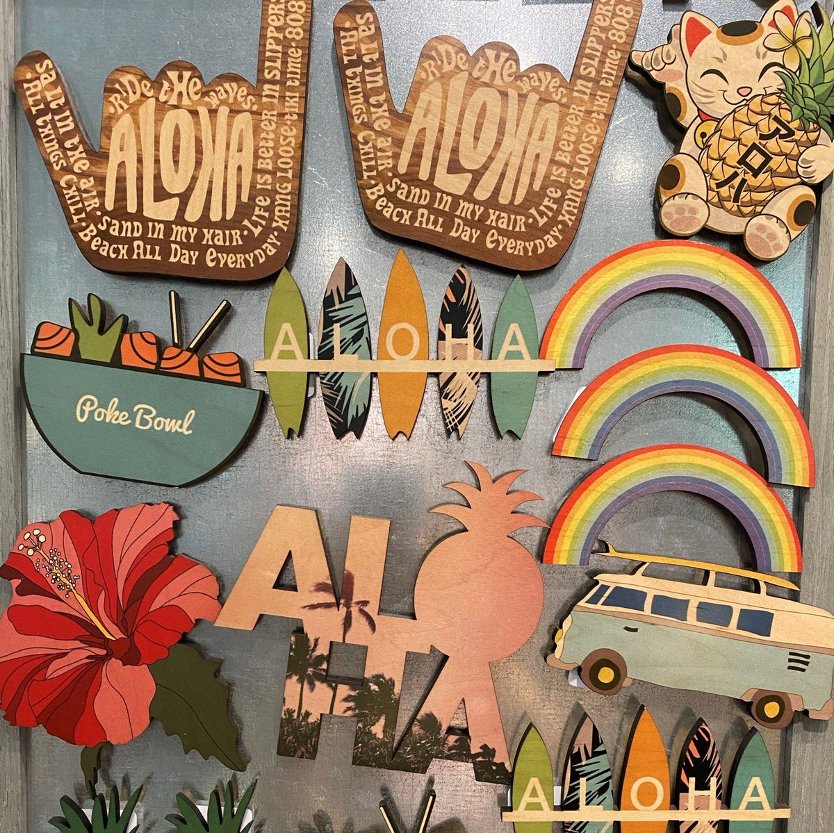 LARGE SHAKA ALOHA MAGNET