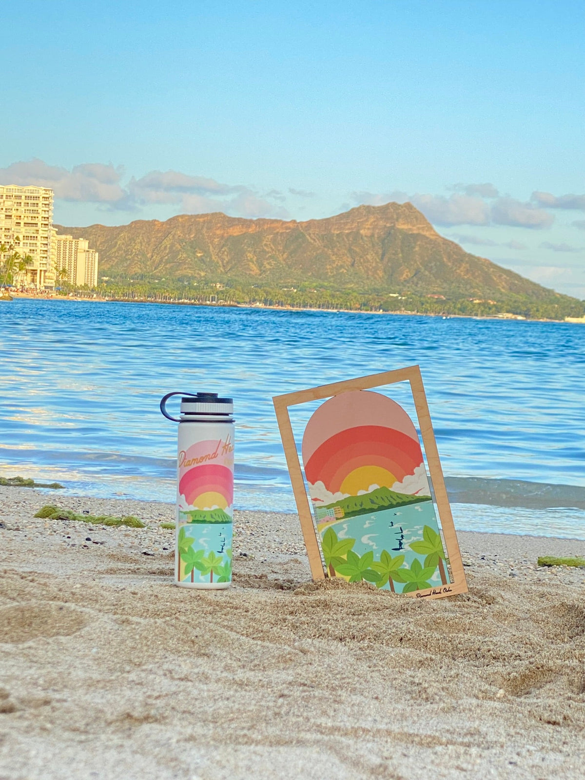 DIAMOND HEAD CUTOUT WALL ART