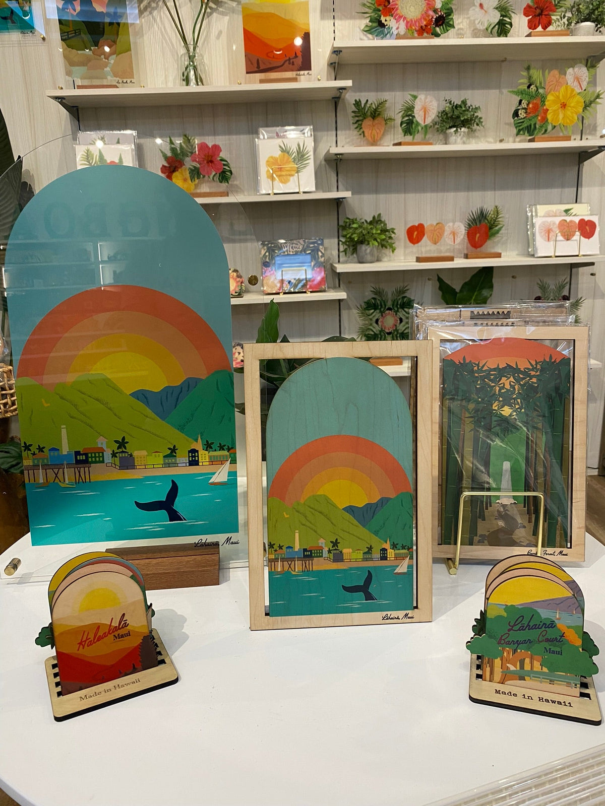 LAHAINA OCEAN VIEW CUTOUT WALL ART