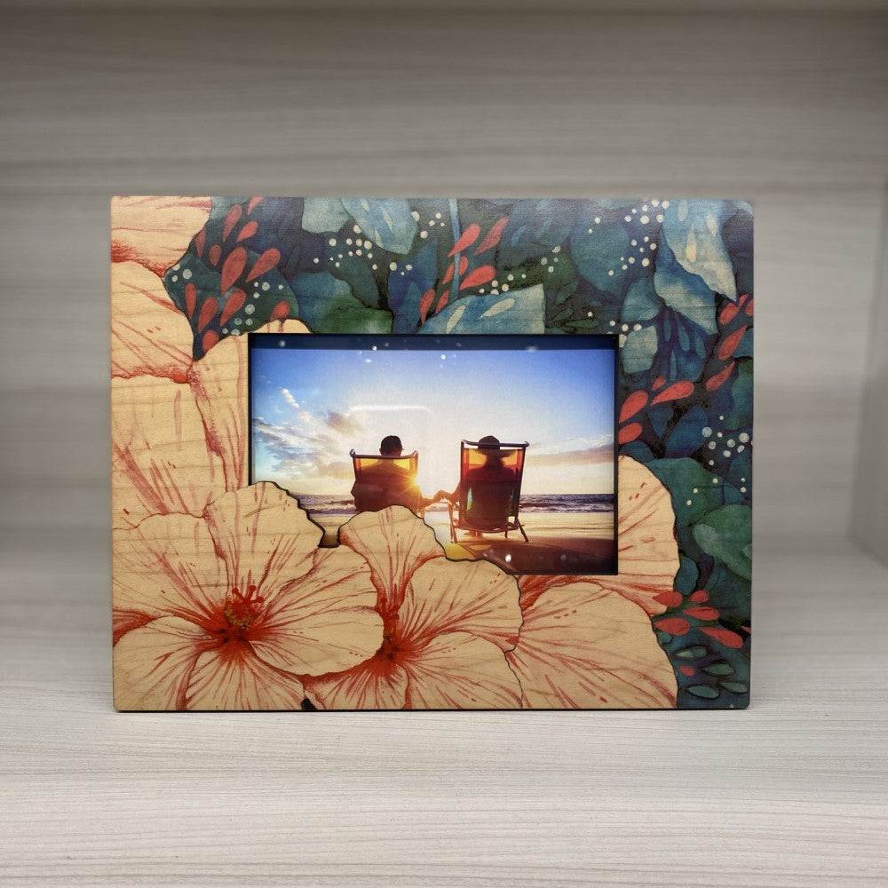 BLOOM CUTOUT DETAIL 4X6 PICTURE FRAME