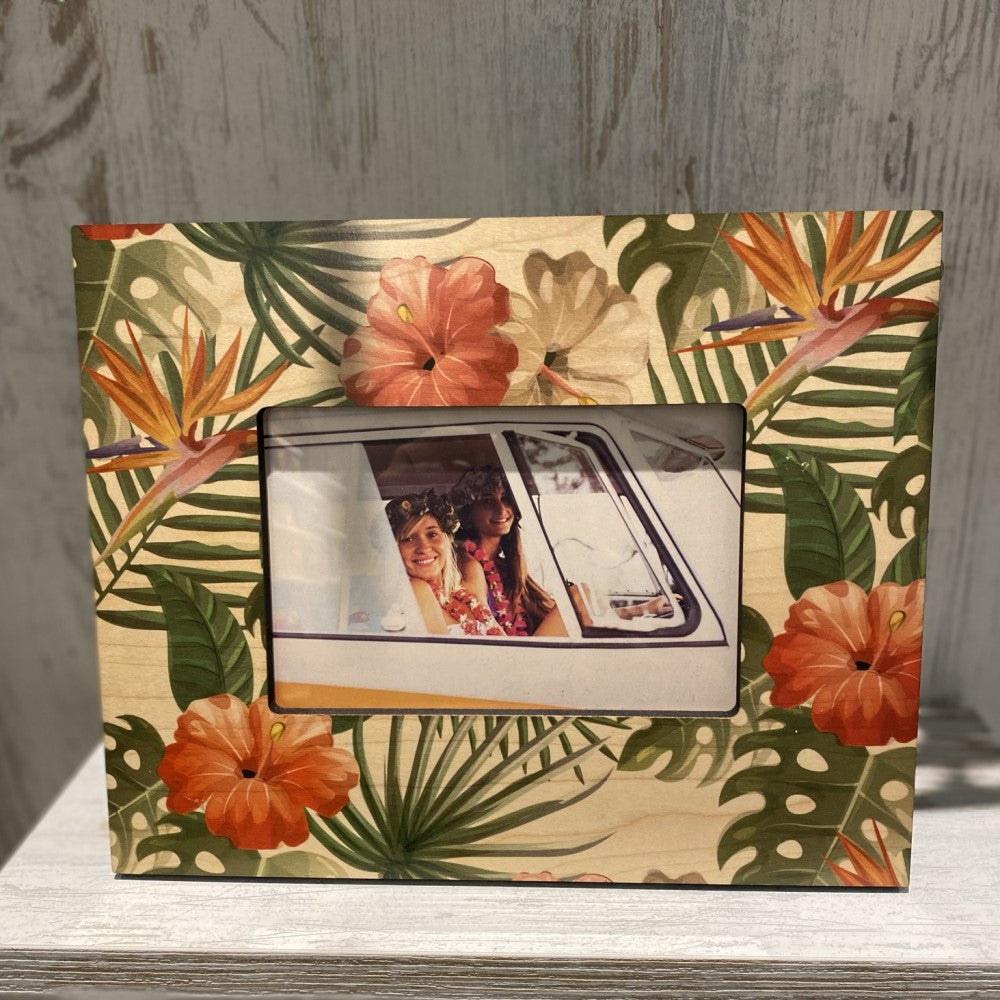VINTAGE FLORAL 4X6 PICTURE FRAME