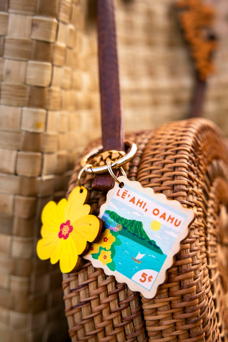 LEAHI POSTCARD BAG CHARM