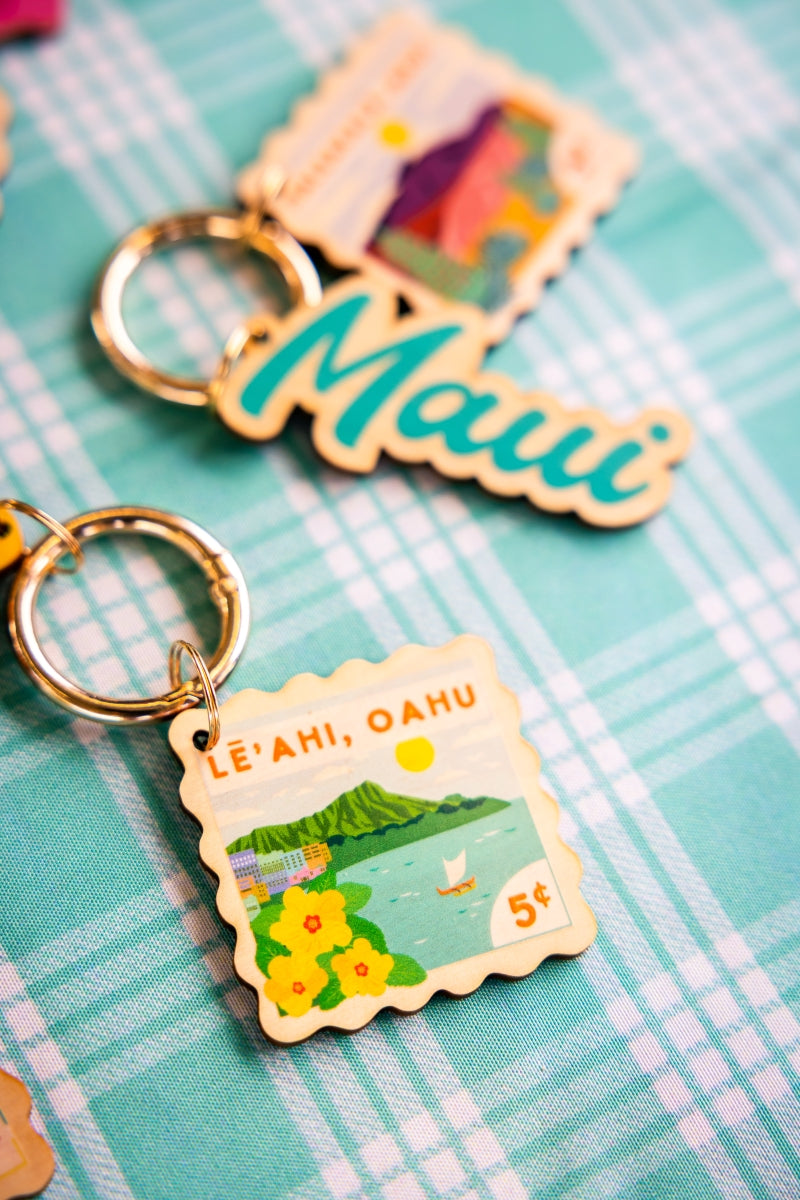 HALEAKALA POSTCARD BAG CHARM