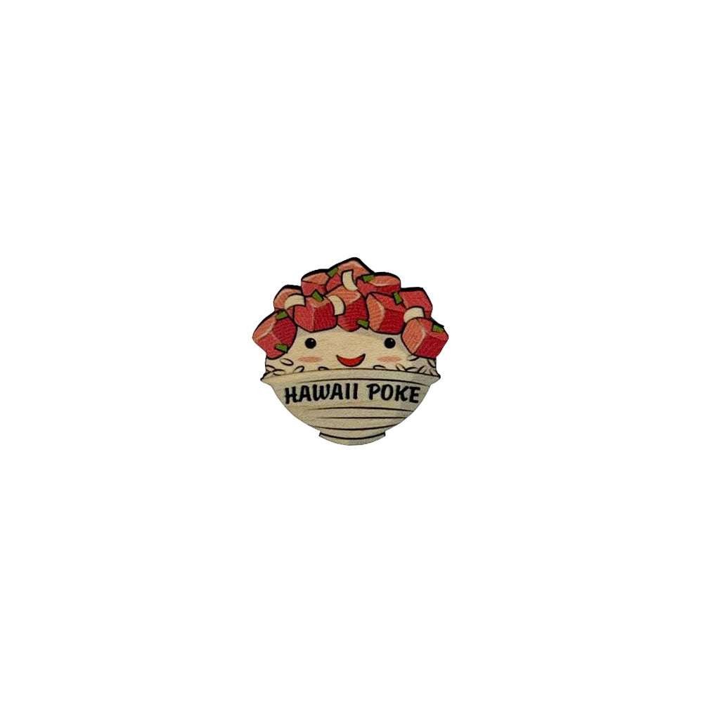 MINI HI HAPPY POKE BOWL OPIHI STICKER