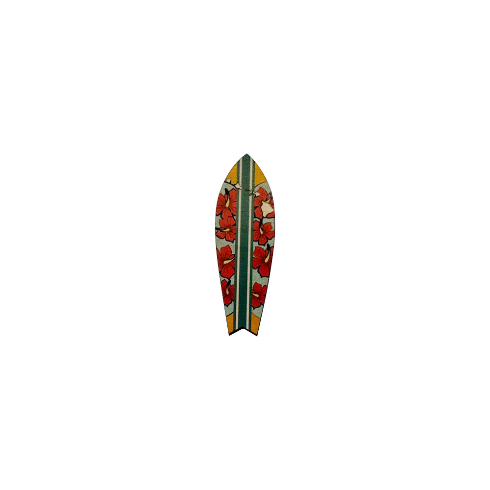 MINI HIBISCUS SURFBOARD OPIHI STICKER