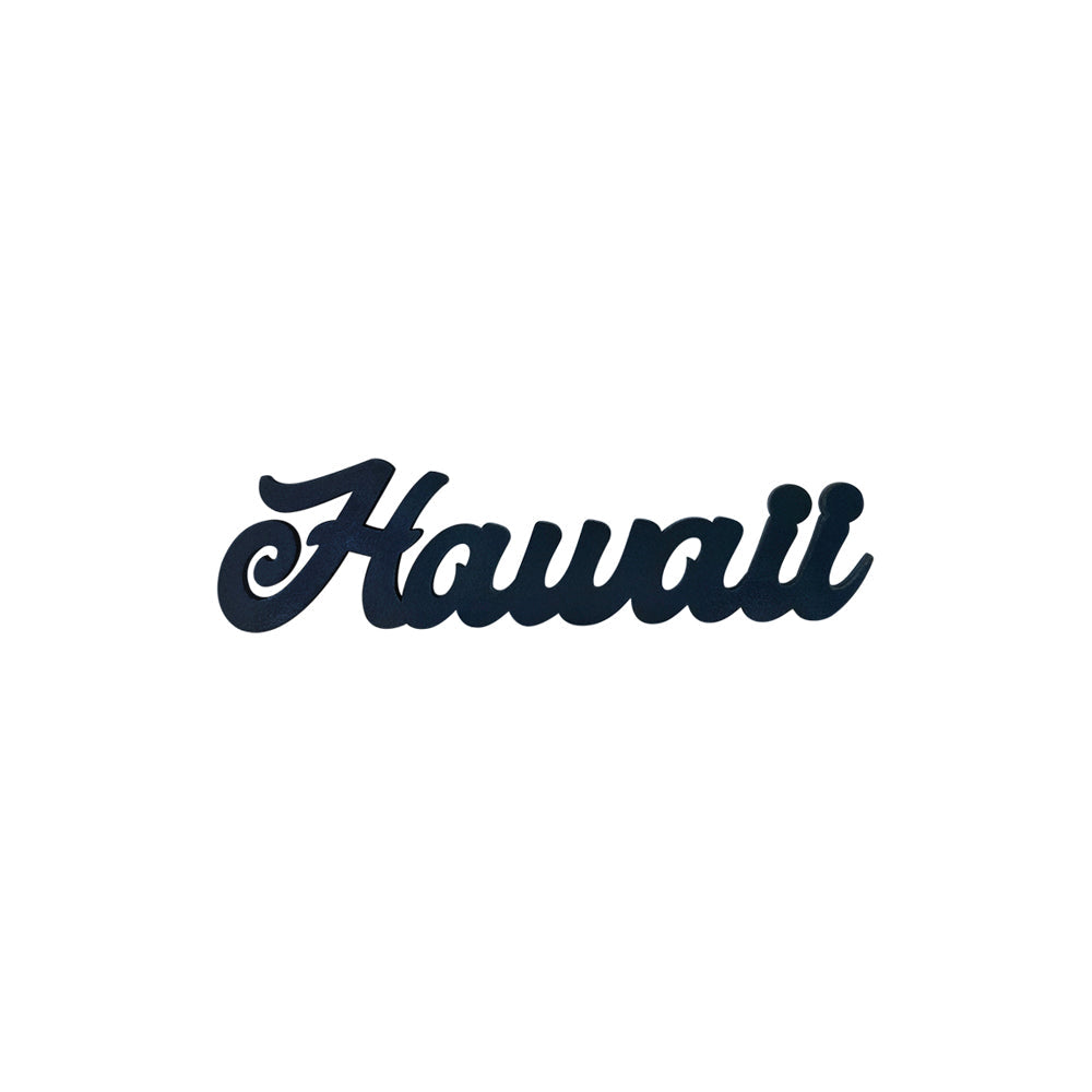 SMALL SCRIPT HAWAII OPIHI STICKER