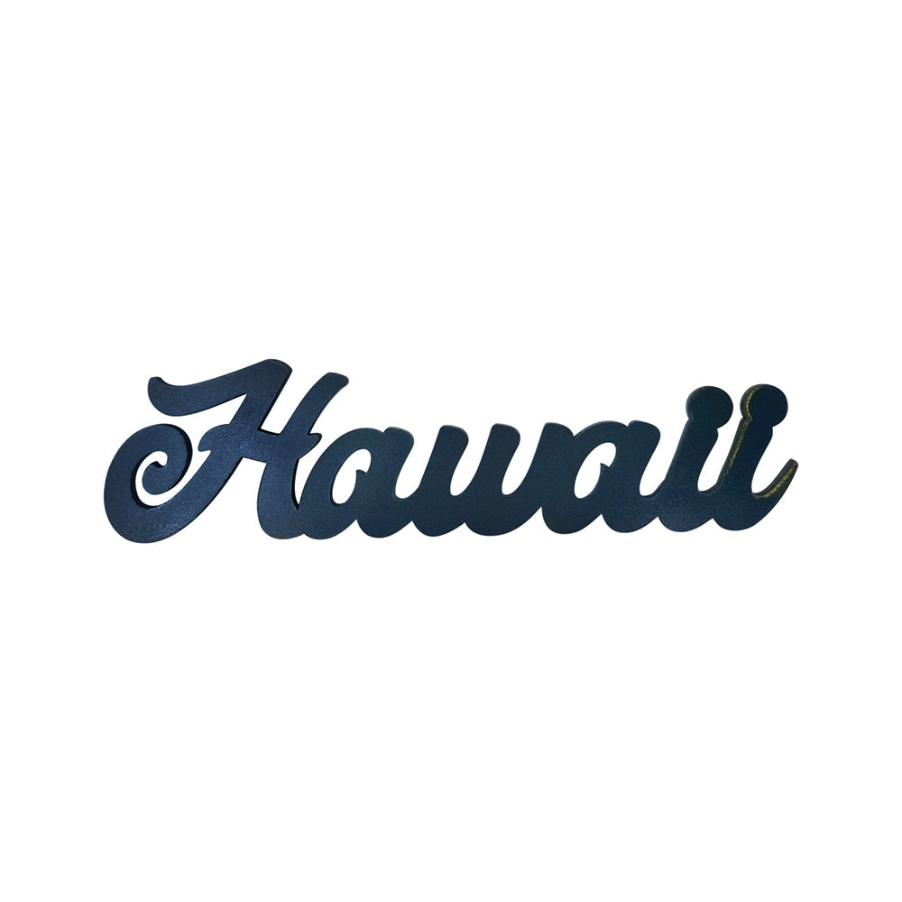 LARGE SCRIPT HAWAII OPIHI STICKER