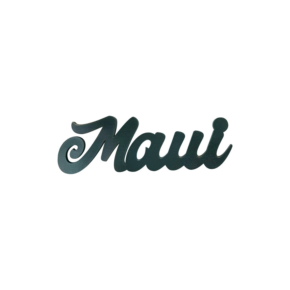 LARGE SCRIPT MAUI OPIHI STICKER