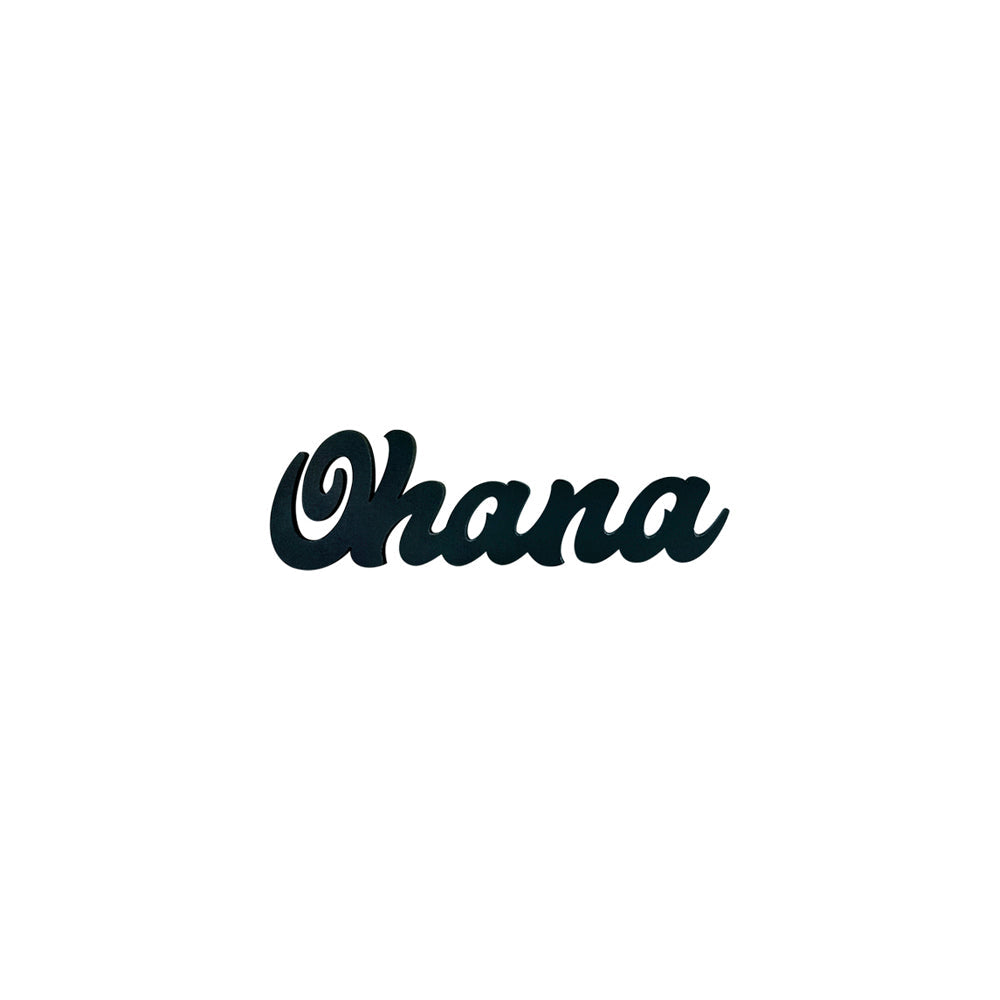 SMALL SCRIPT OHANA OPIHI STICKER