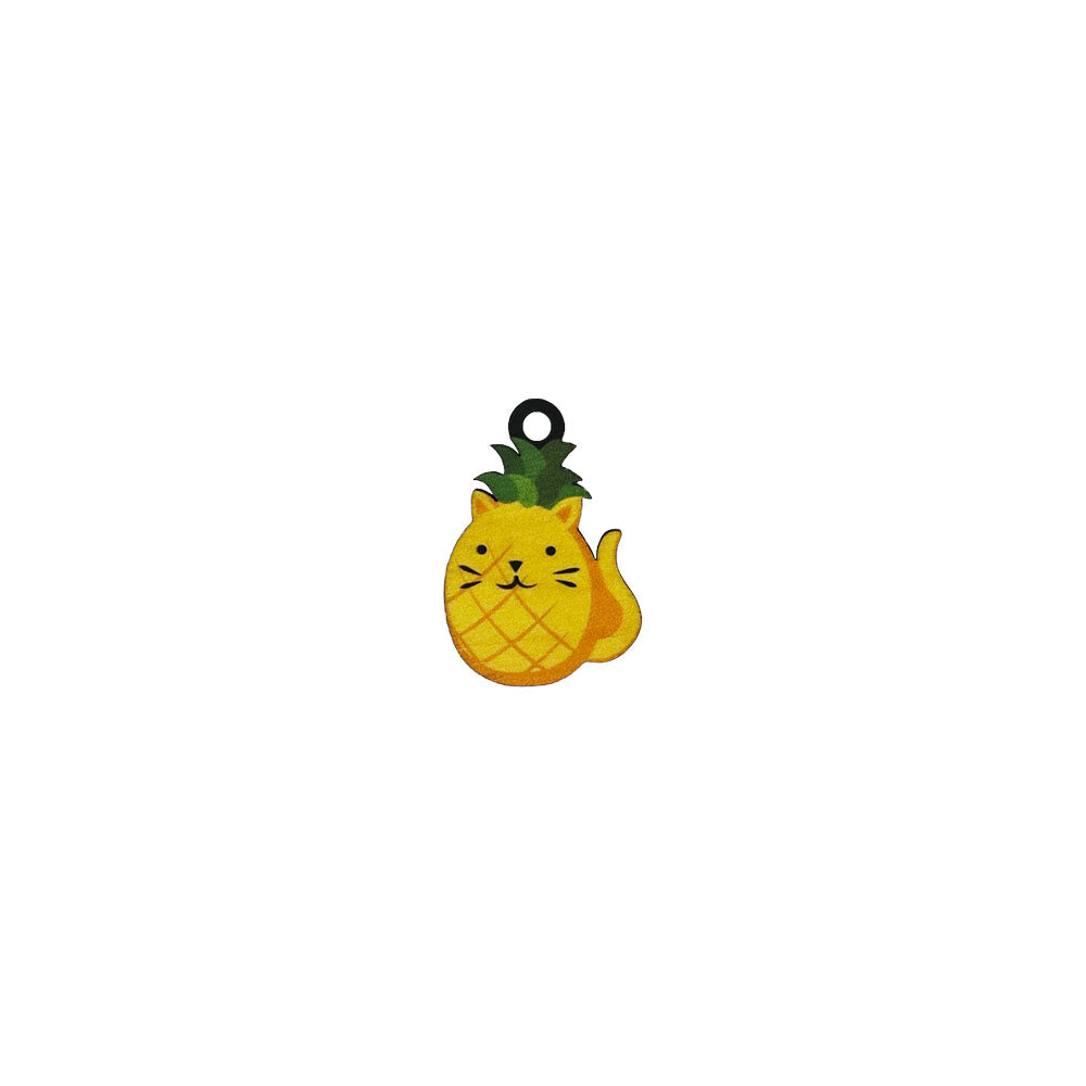 PINEAPPLE FAMILY CAT - MINI ORNAMENT
