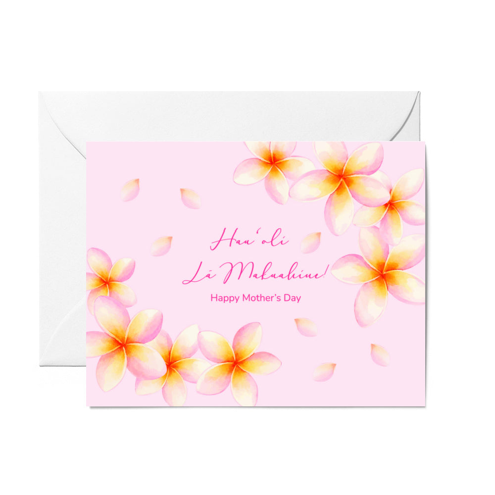 PLUMERIA HAU'OLI LA MAKUAHINE 4.25X5.5 CARD