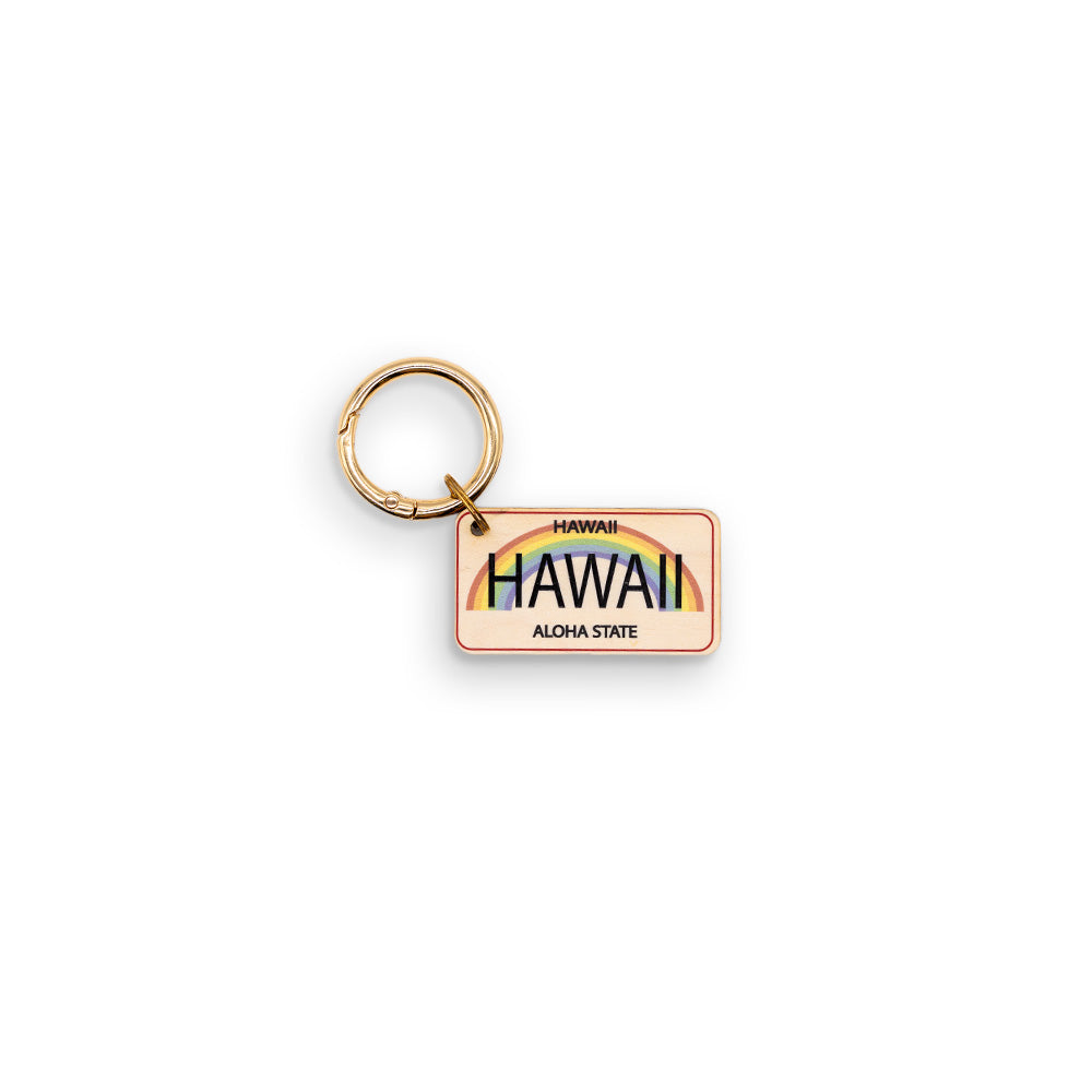 HAWAII LICENSE PLATE BAG CHARM