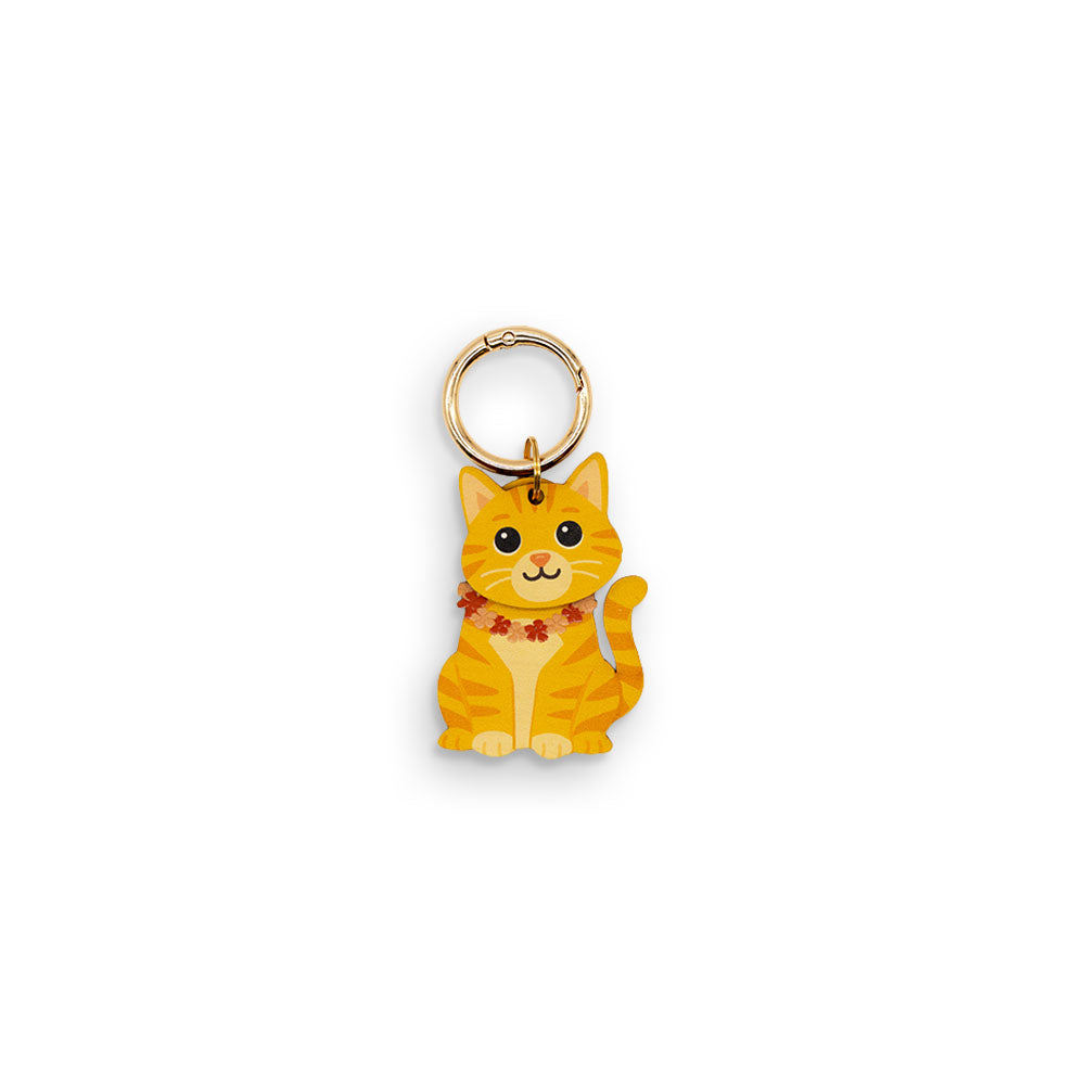 ORANGE CAT BAG CHARM