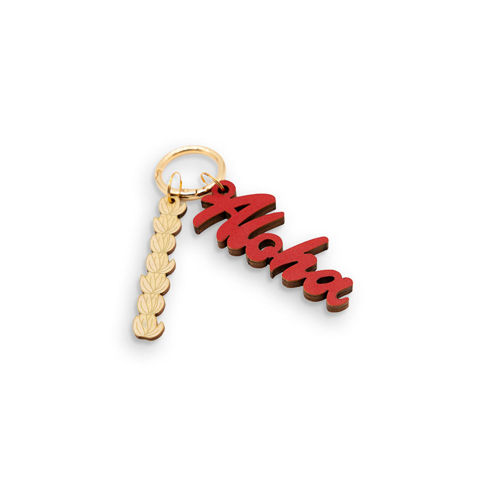 ALOHA PIKAKE BAG CHARM