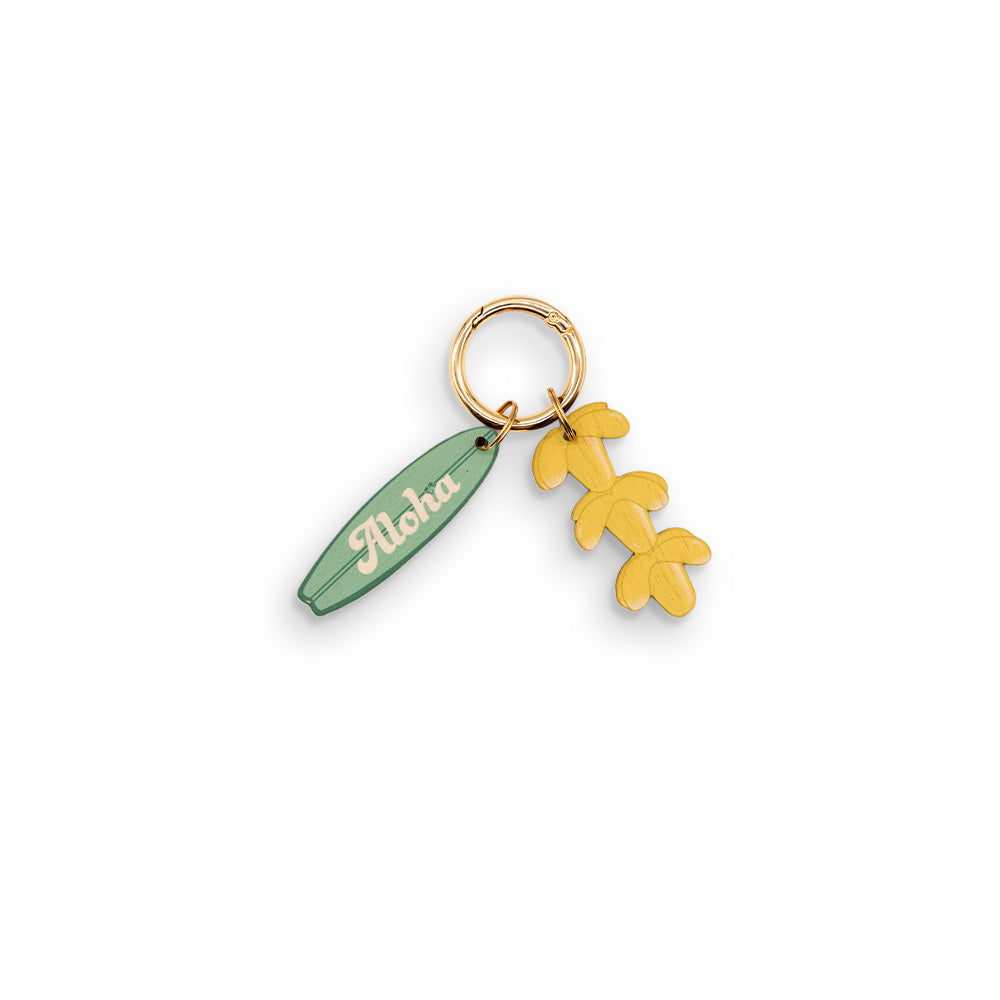 PUAKENIKENI SURFBOARD BAG CHARM