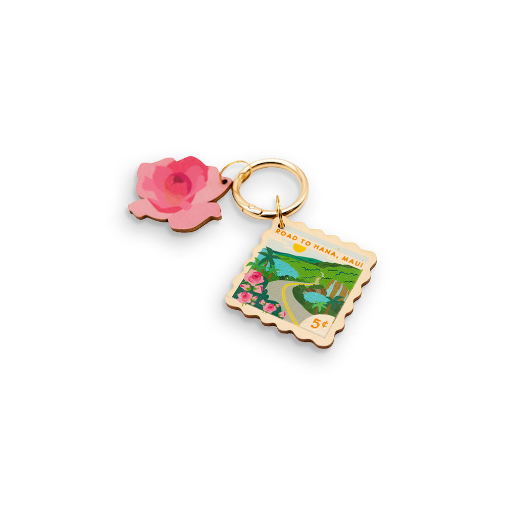 ROAD TO HANA POSTCARD BAG CHARM