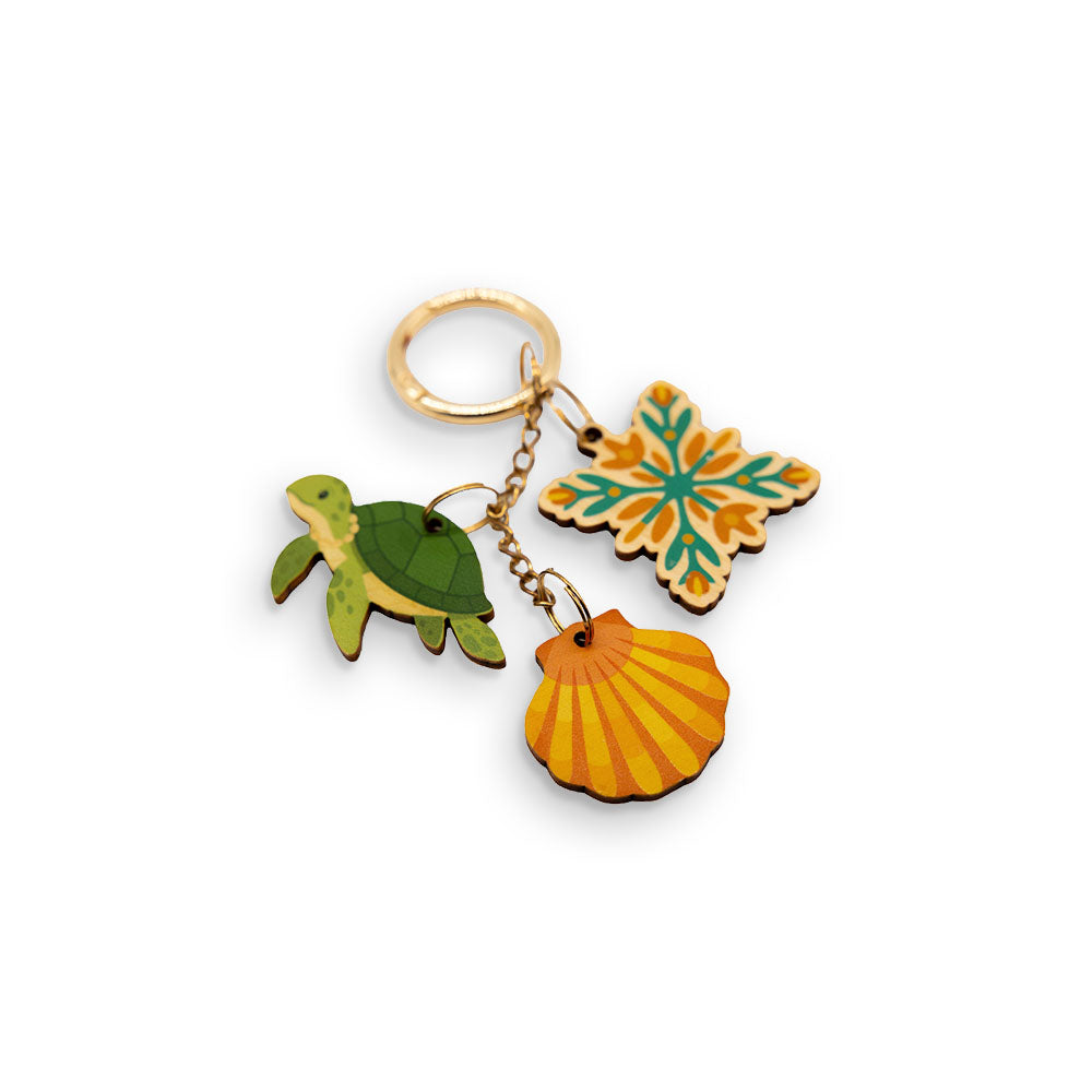 SUNRISE HONU CHAIN BAG CHARM