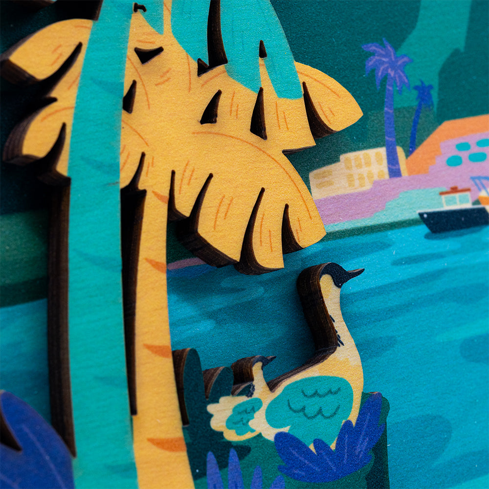 JACK MAALAEA LAYERED WALL ART