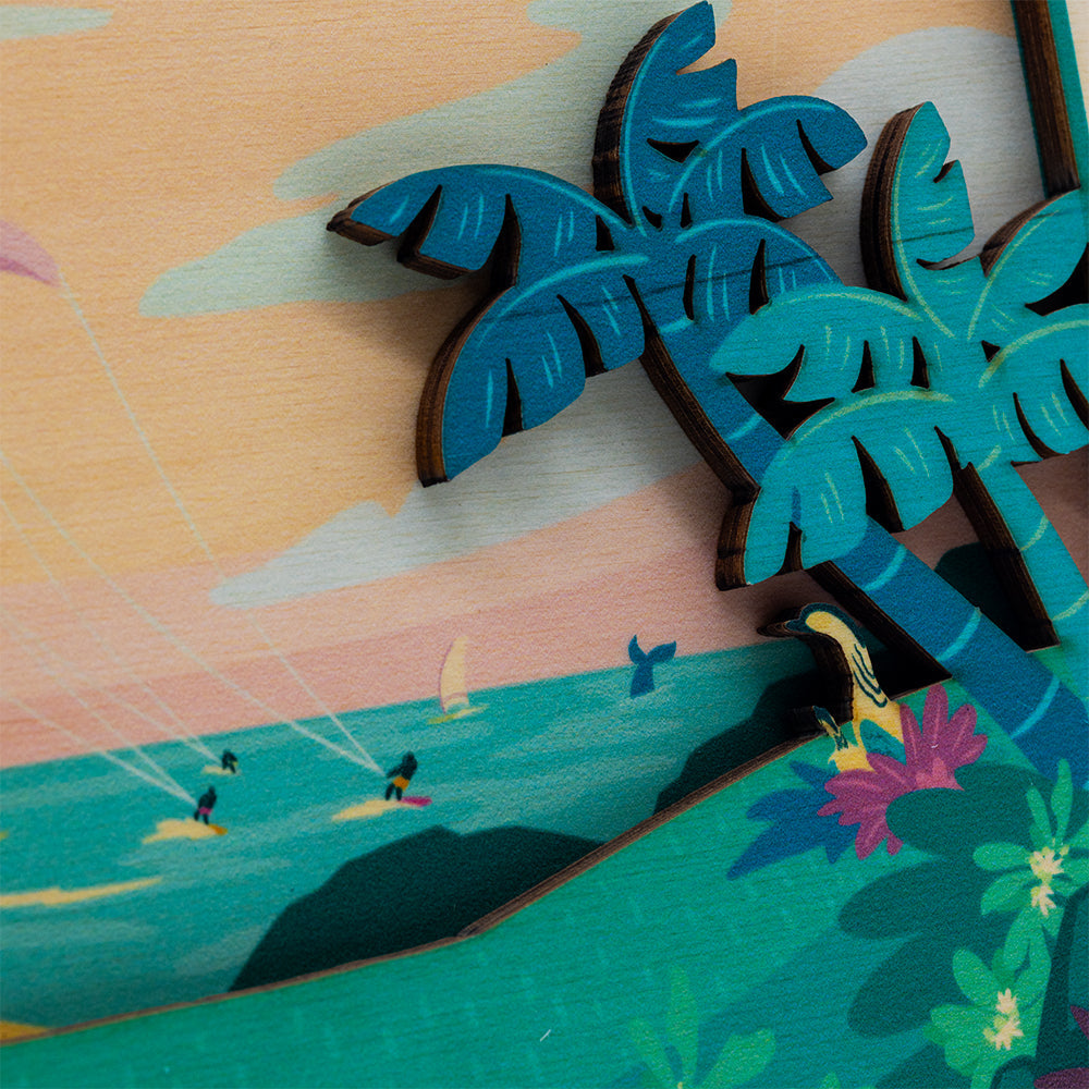 JACK WAILEA LAYERED WALL ART