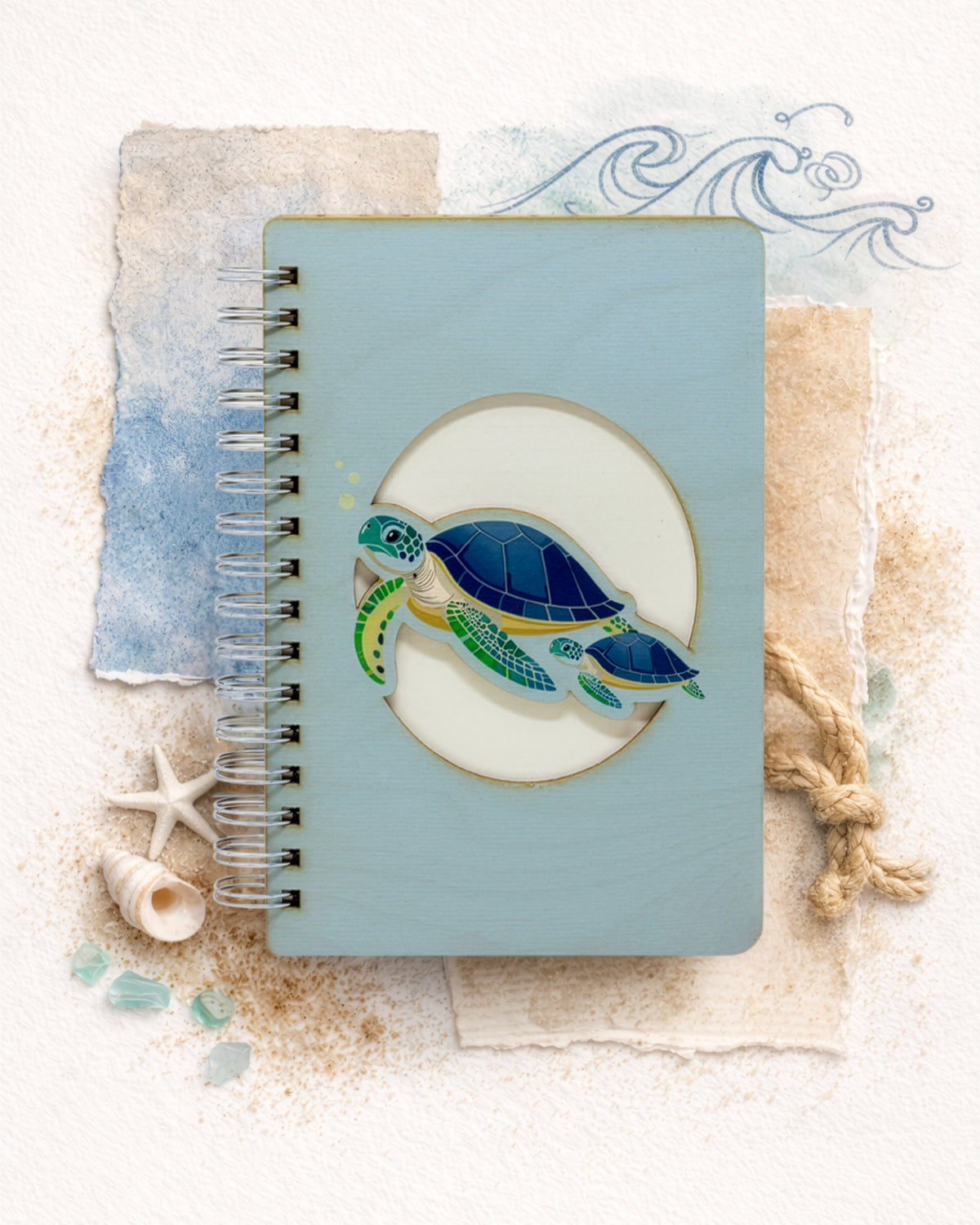 HONU WOOD NOTEBOOK