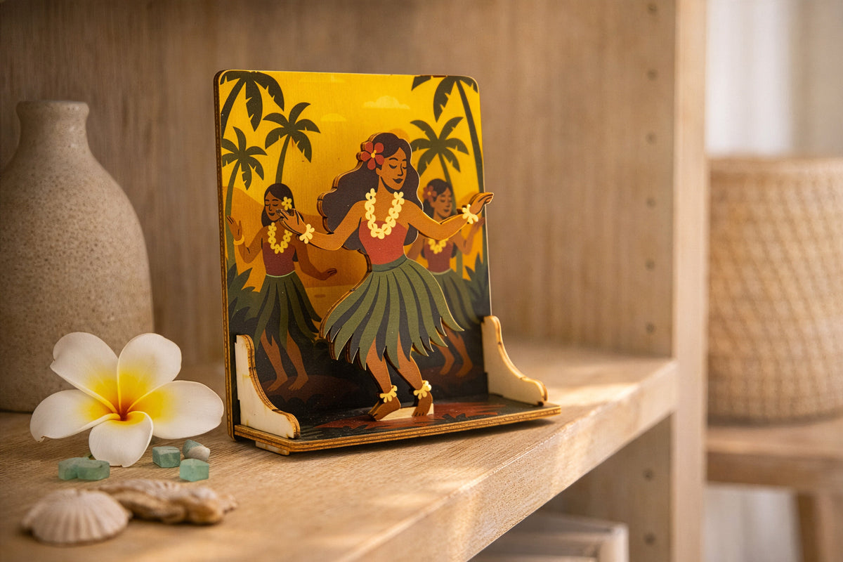 EVENING HULA DANCE PUKA POP-UP
