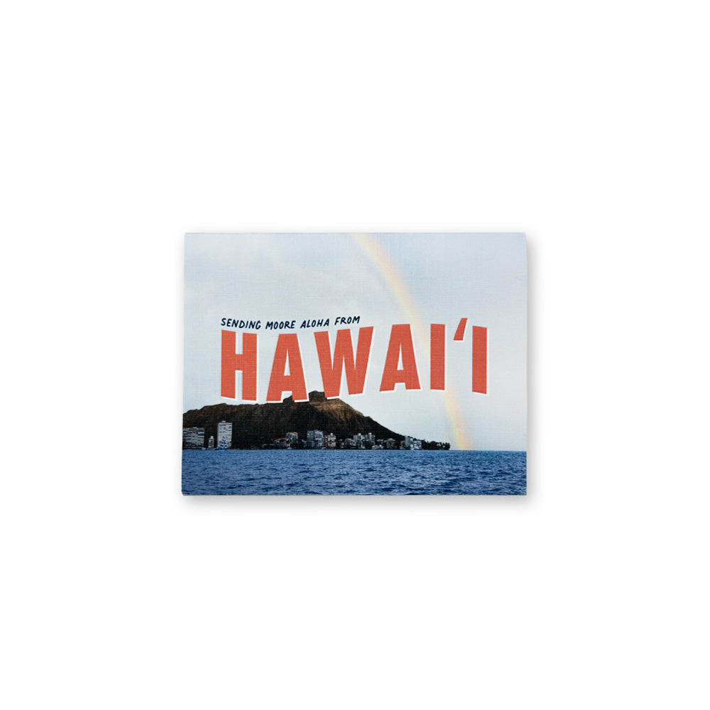 SENDING MOORE ALOHA 4.25X5.5 CARD