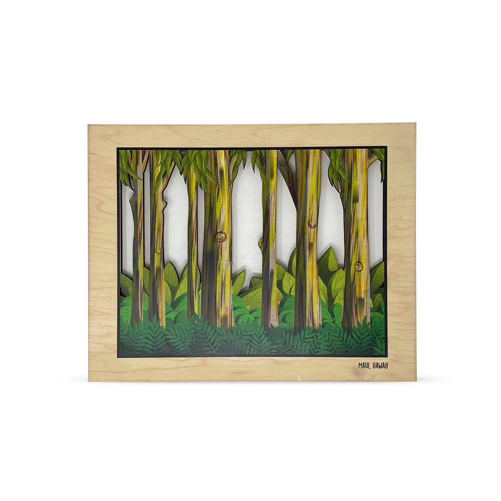 RAINBOW EUCALYPTUS MAUI WALL ART