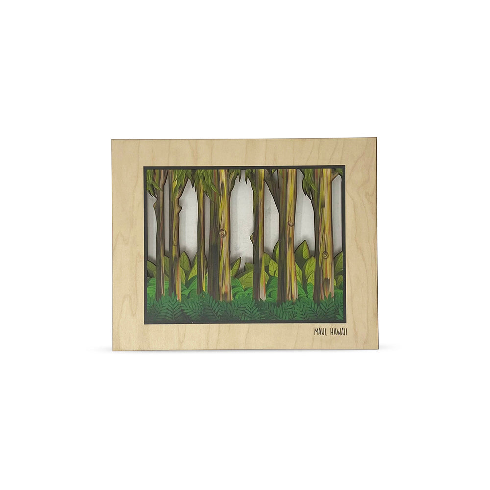 RAINBOW EUCALYPTUS MAUI WALL ART