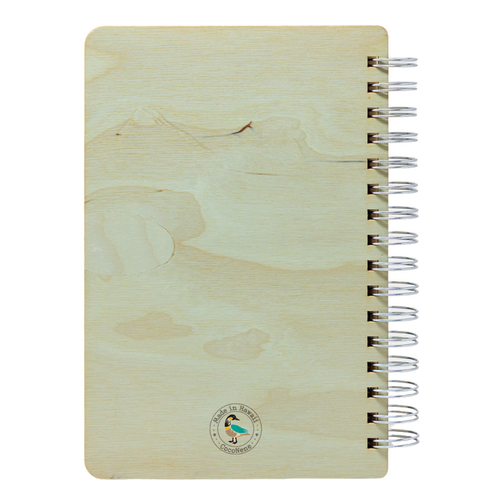 SURFER GIRL WOOD NOTEBOOK