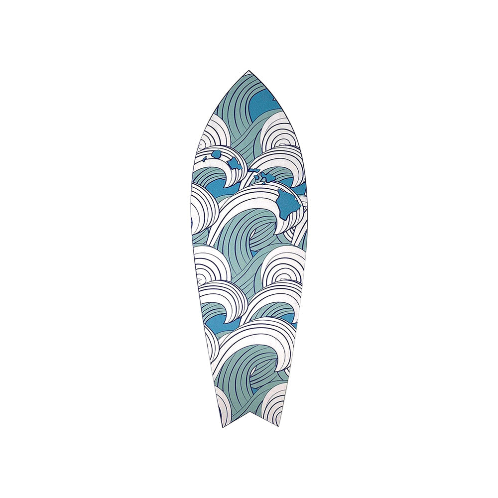 WAVE SURFBOARD WALL ART