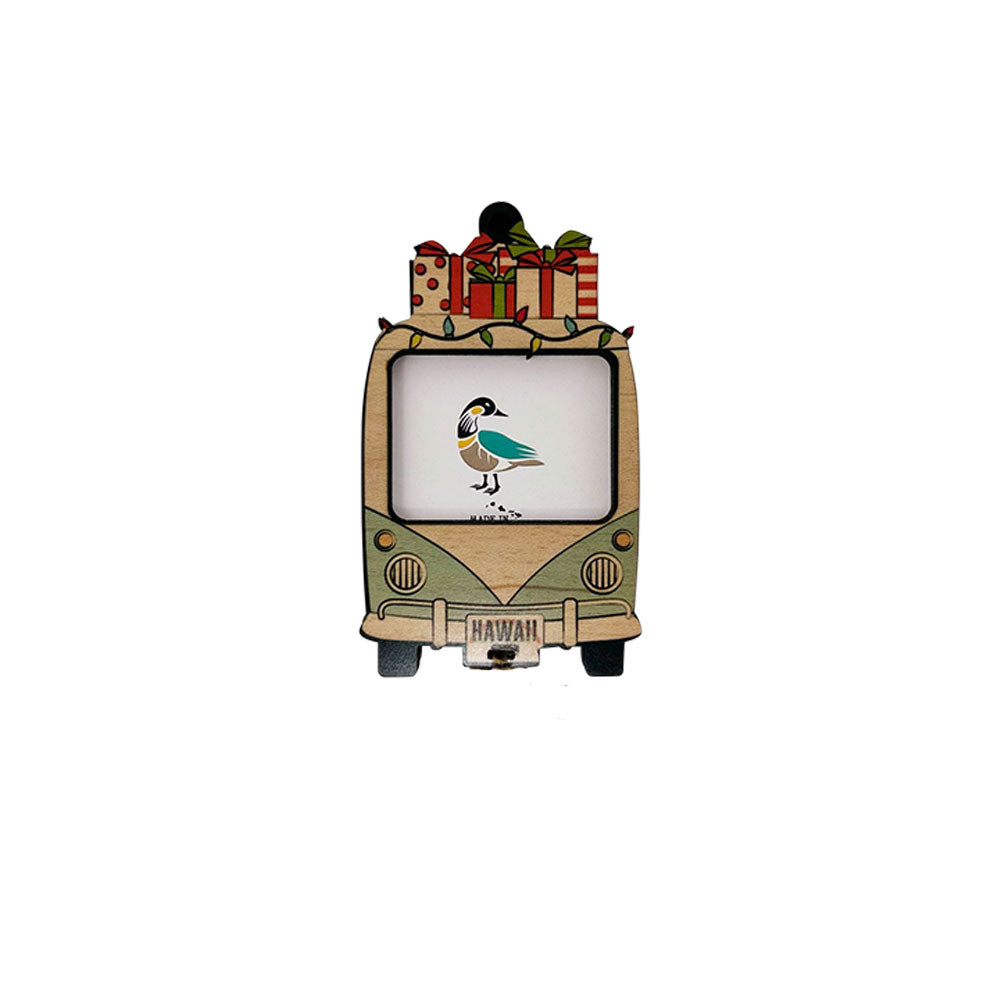 XMAS VAN FRAME ORNAMENT