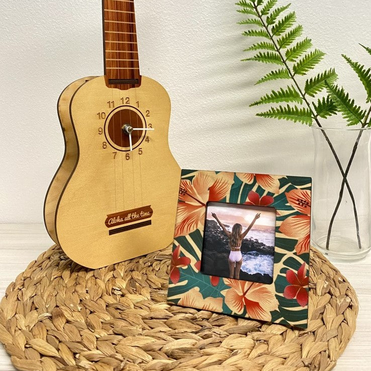 HIBISCUS MONSTERA MINI PICTURE FRAME