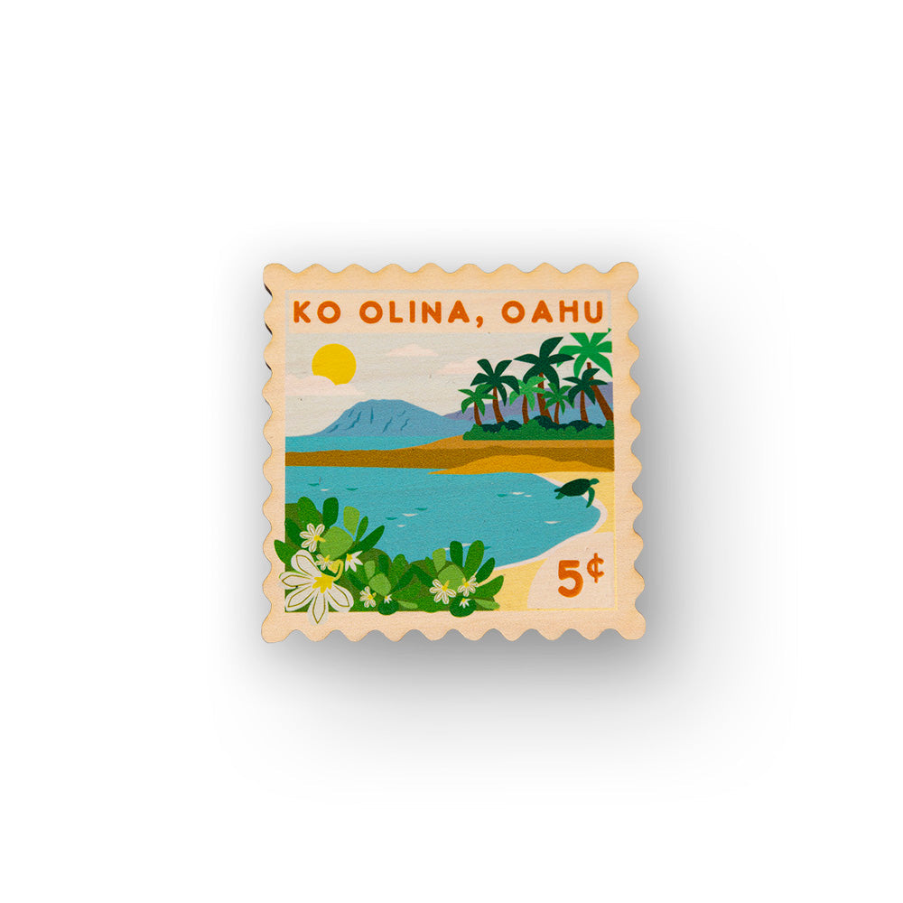 KO OLINA STAMP MAGNET