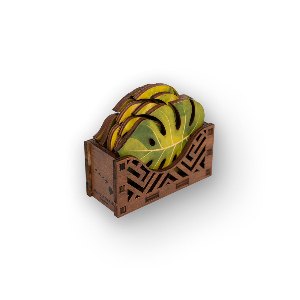 MONSTERA COASTER SET