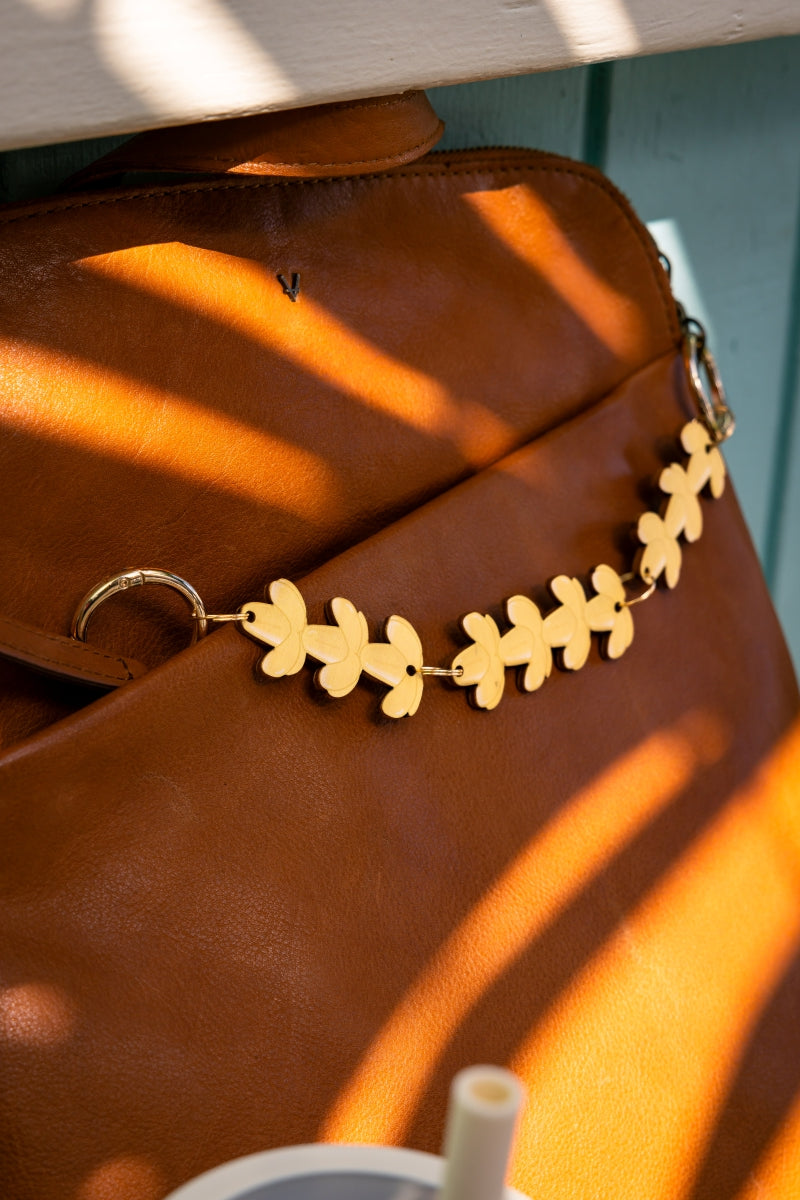 CROWN FLOWER BAG CHAIN
