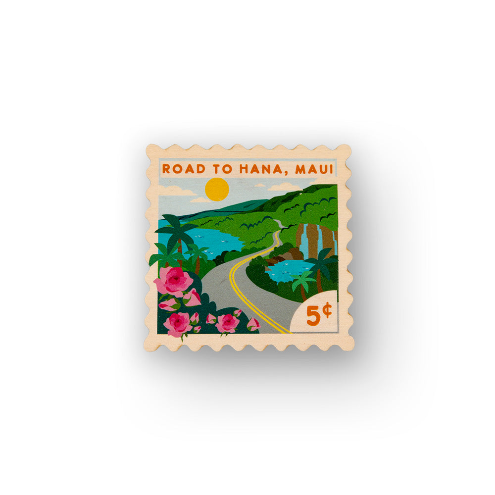 ROAD TO HANA STAMP MAGNET
