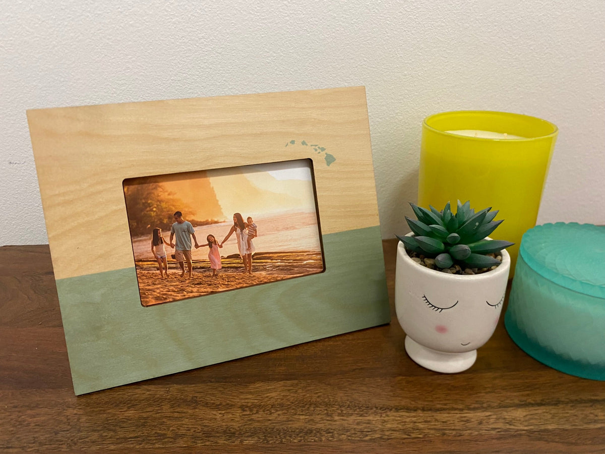 TWO TONE ISLANDS 4X6 PICTURE FRAME